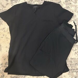 Mandala scrub jogger set